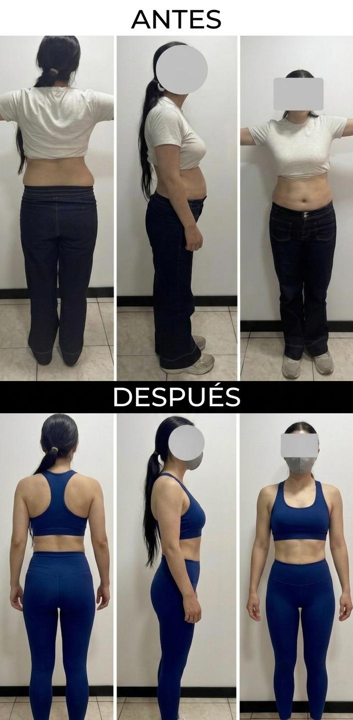 Caso 1 – Recomposición corporal, 30 años